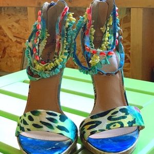 Bright Printed Stiletto Heels